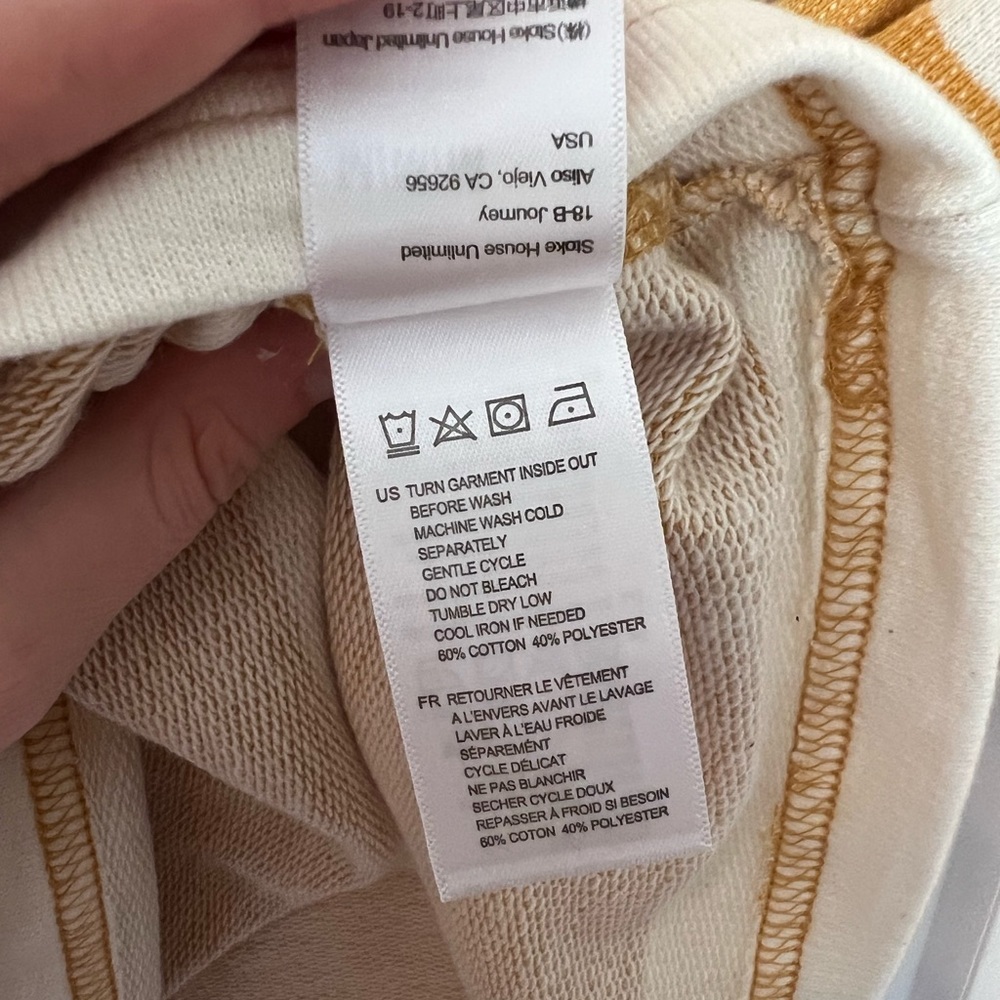 Amuse Society: Striped Jumper: Size Medium - Picture 6 of 7